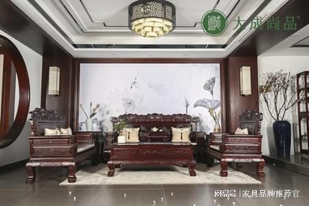 成尚品大气实用尽显主人高贵OG网站黑酸枝红木品牌大(图3)